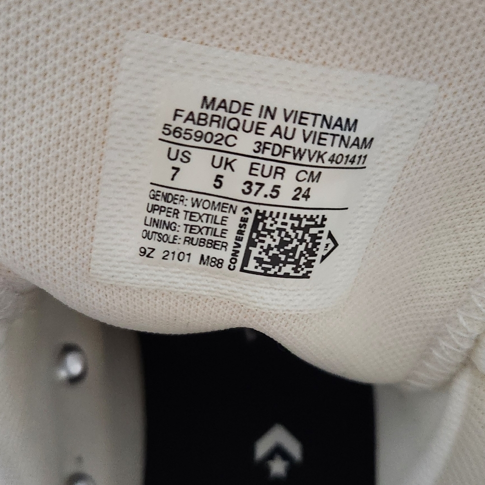 HP! Converse white platform shoes - Picture 6 of 9